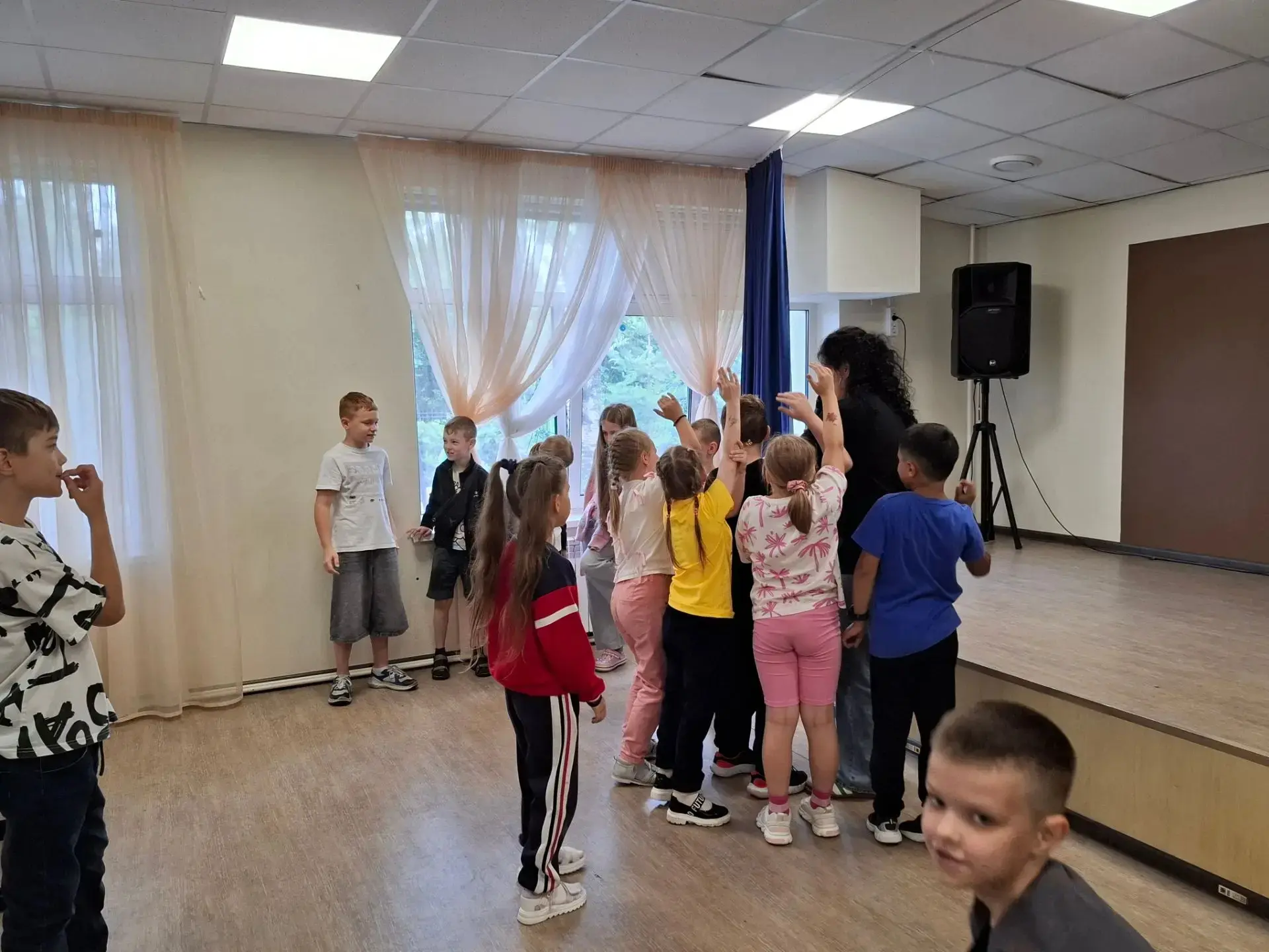 19 июня в лагере "Ласточка" была проведена  развлекательная программа "Зажигай-ка", организованная п
