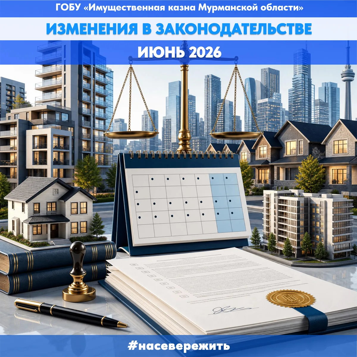 📜 Что изменится в законах о недвижимости с июня 2026 года.
 
В мае 2026 года вступают в силу нескол