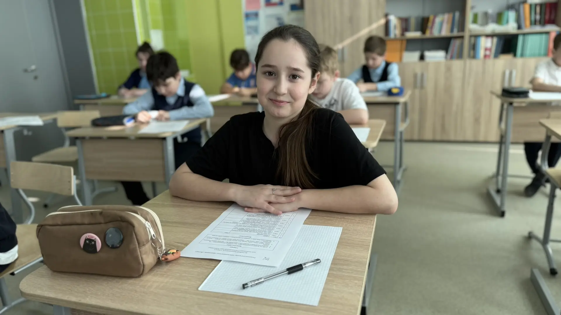 📚31 марта в школе прошел первый этап тестирования для зачисления в 5 и 7 математический класс.  Ребя