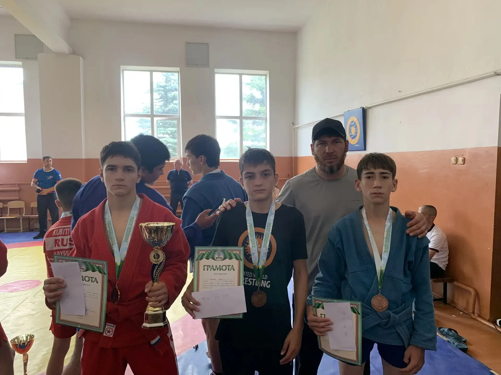 В а. Габукай прошло Первенство Теучежского района по самбо среди юношей 2011 года рожде...