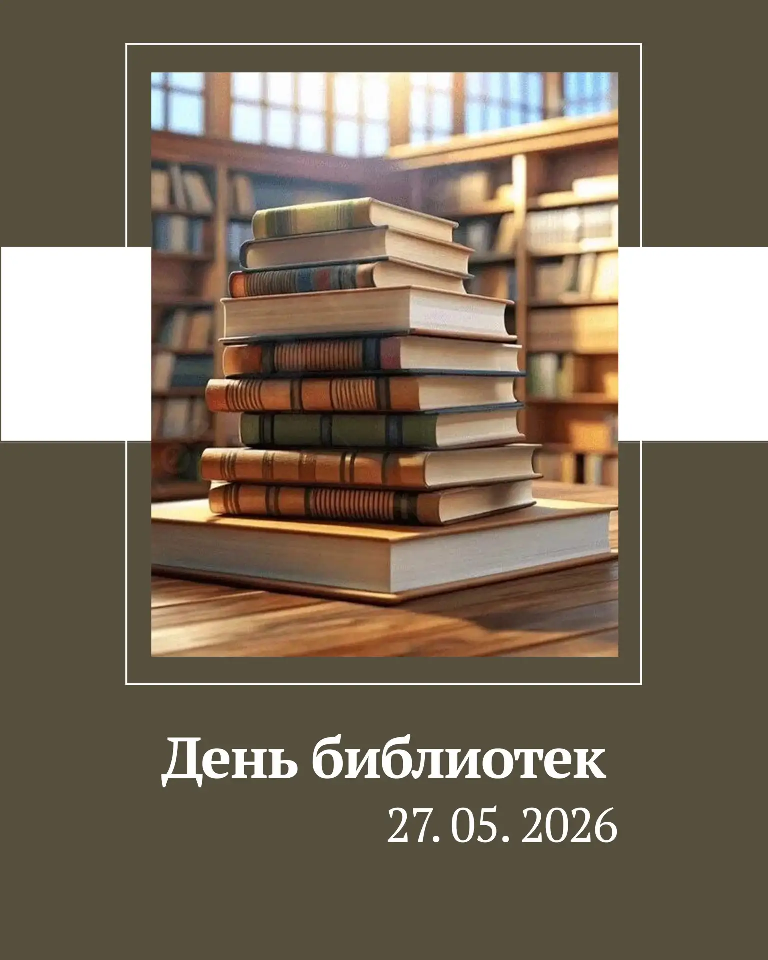 27 мая в России отмечается Общероссийский день библиотек.