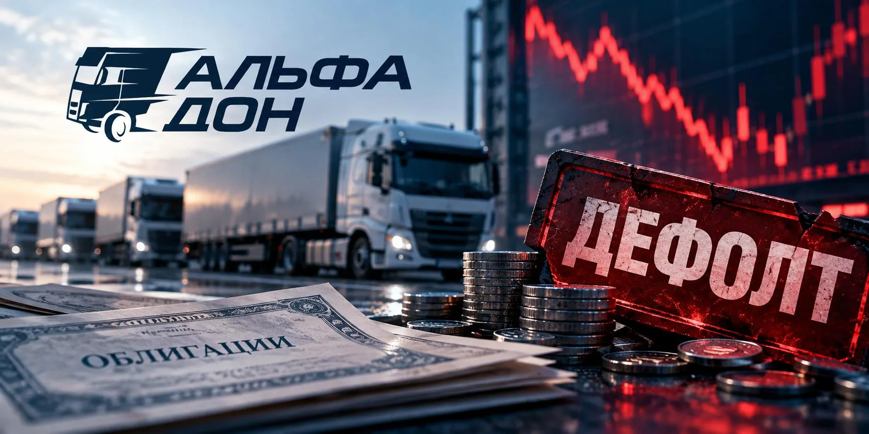 🇷🇺 Дефолт: Альфа Дон Транс впервые допустил дефолт по облигациям 001Р-01.