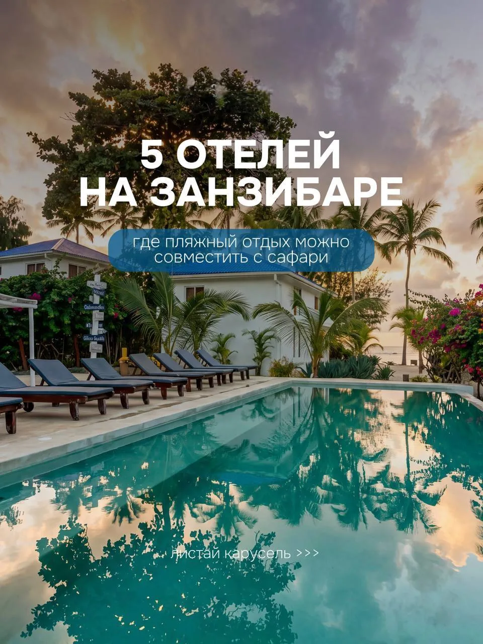 5 отелей на Занзибаре, где пляжный отдых можно совместить с настоящим сафари