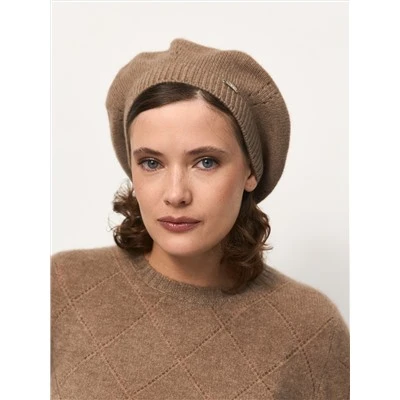 Берет из кашемира 04372 капучино Mongolshop