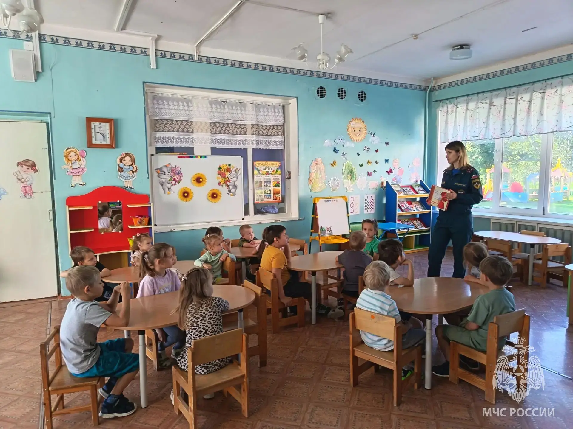 Урок пожарной безопасности для совсем маленьких