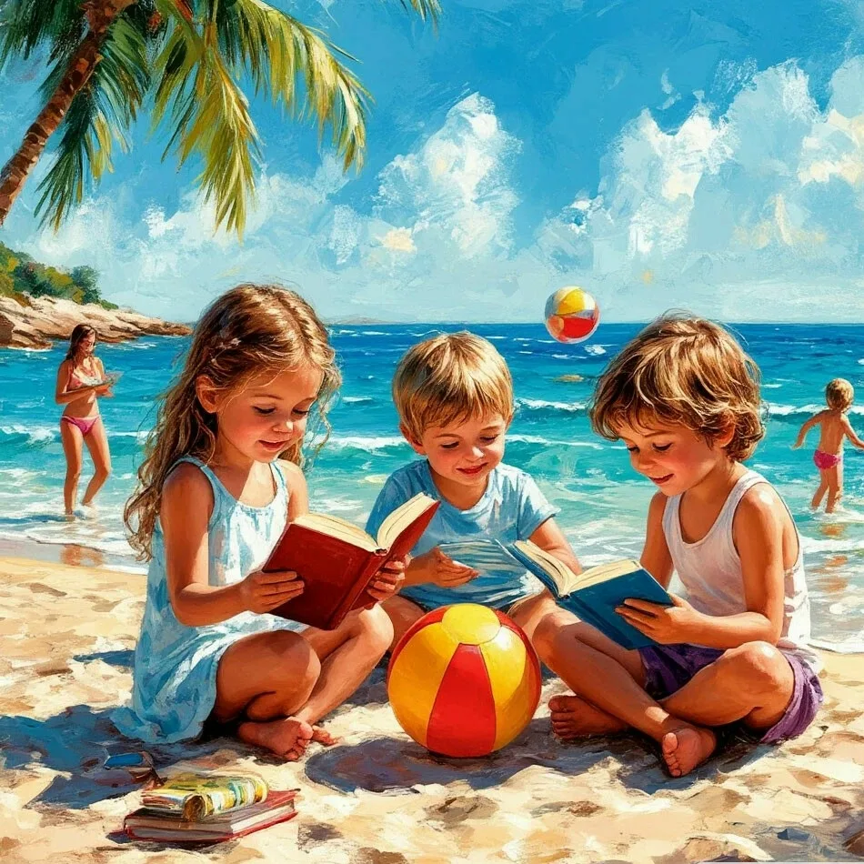 Лето в самом разгаре! ☀ Пока одни покоряют вершины, другие наслаждаются чтением книг в тени деревьев