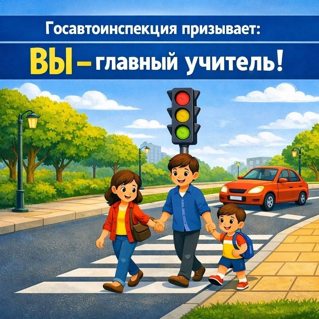🚦 Дорожная безопасность: вы — главный учитель!