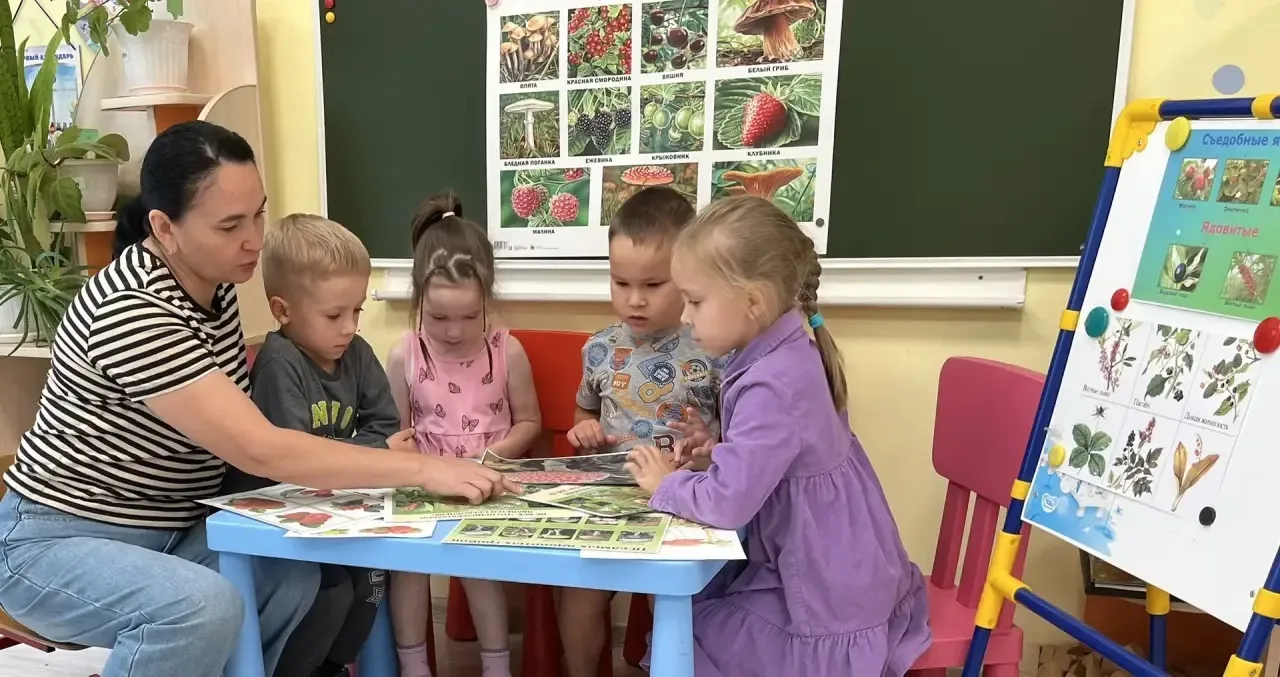 🫐На этой неделе в нашем детском саду прошли познавательные беседы с яркими иллюстрация...