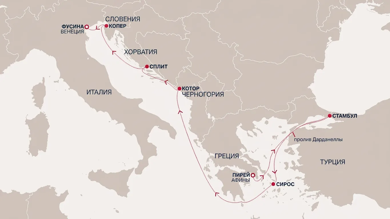 И сама карта маршрута🗺️