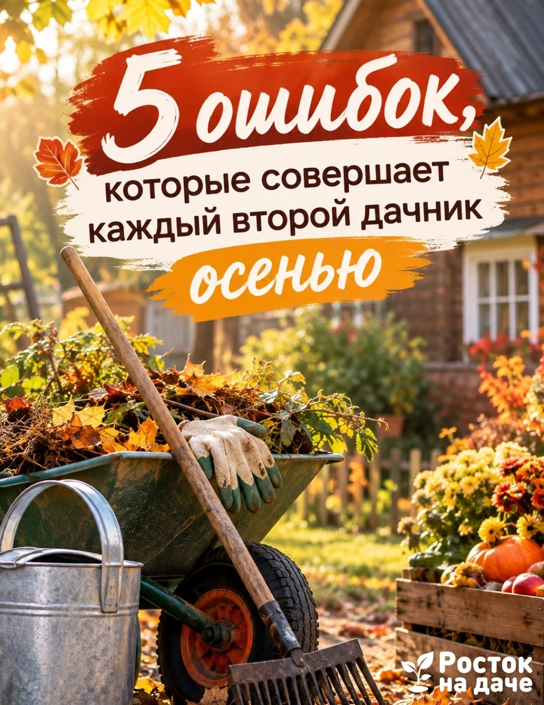 5 ОШИБОК САДОВОДА ОСЕНЬЮ🍂