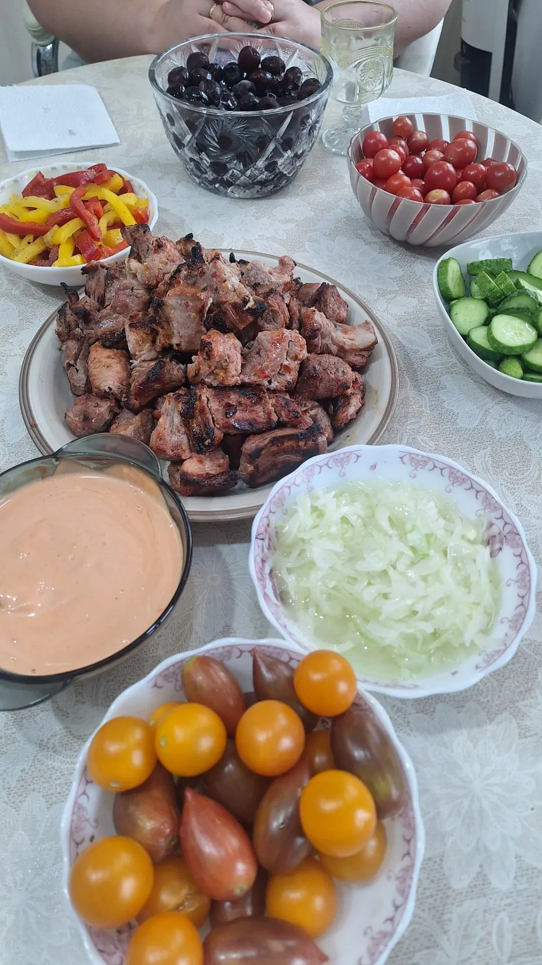 Шашлык. Очень вкусный получился.