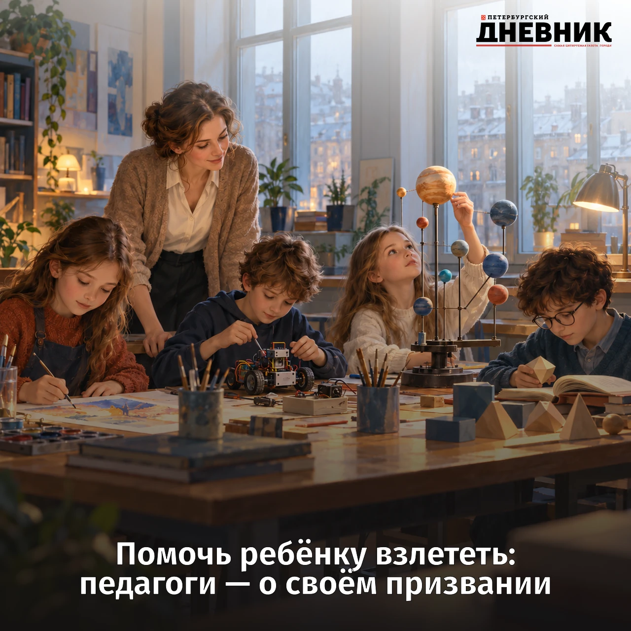 👩‍🏫 Петербургские учителя — о профессии и талантах детей