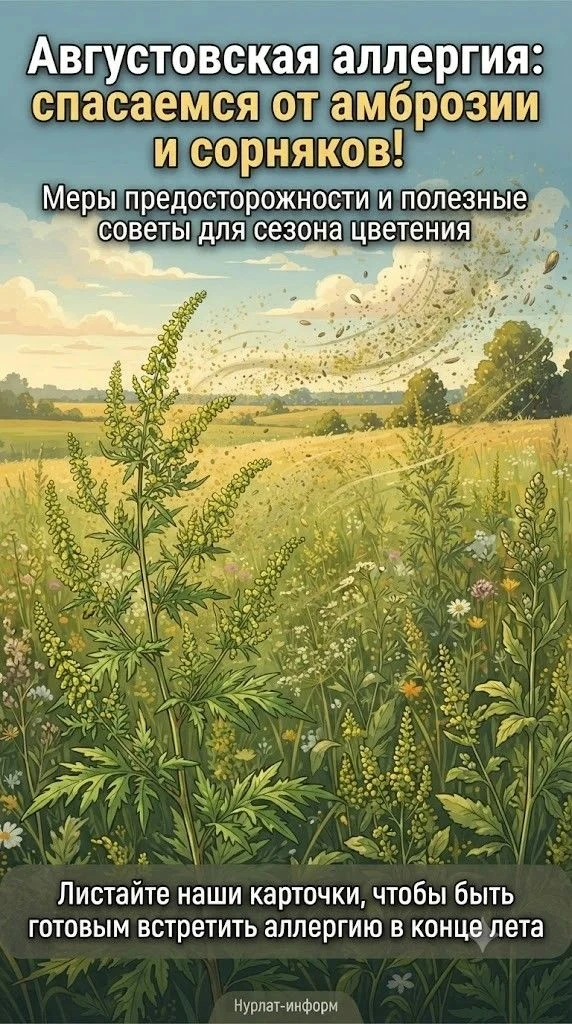 Август — пик сезона цветения амброзии и полыни, от которого страдают тысячи людей 

Собрали для вас 
