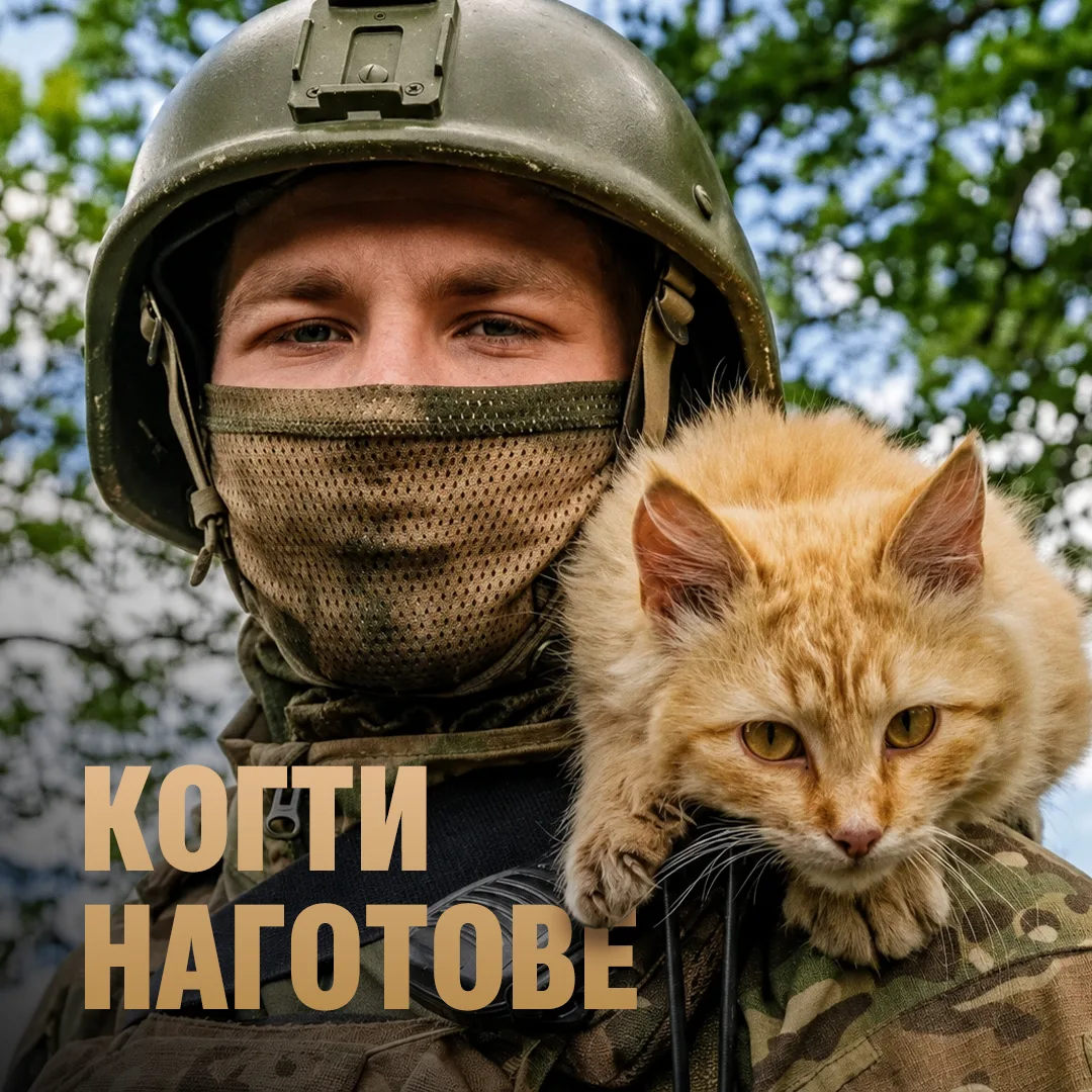 Наши бойцы и их четырехлапые друзья желают всем спокойной ночи ❤️