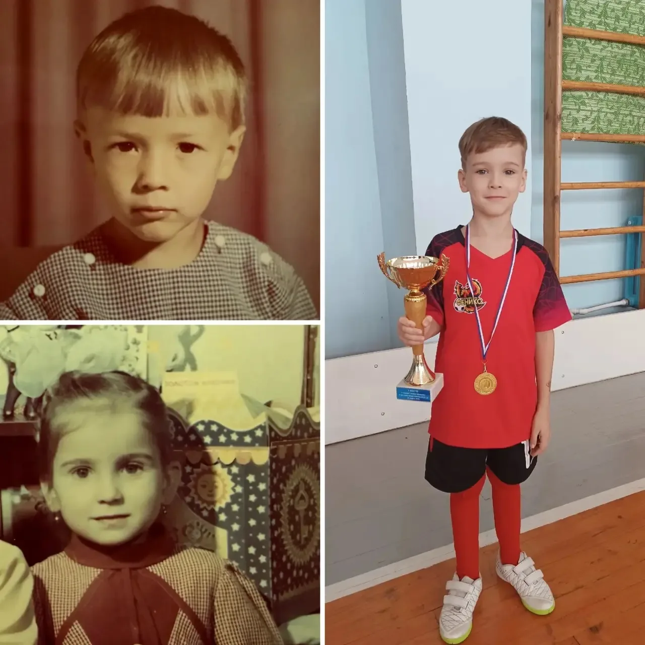 💫Связь поколений: в нашем детском саду прошла трогательная фотовыставка «Раньше и пото...