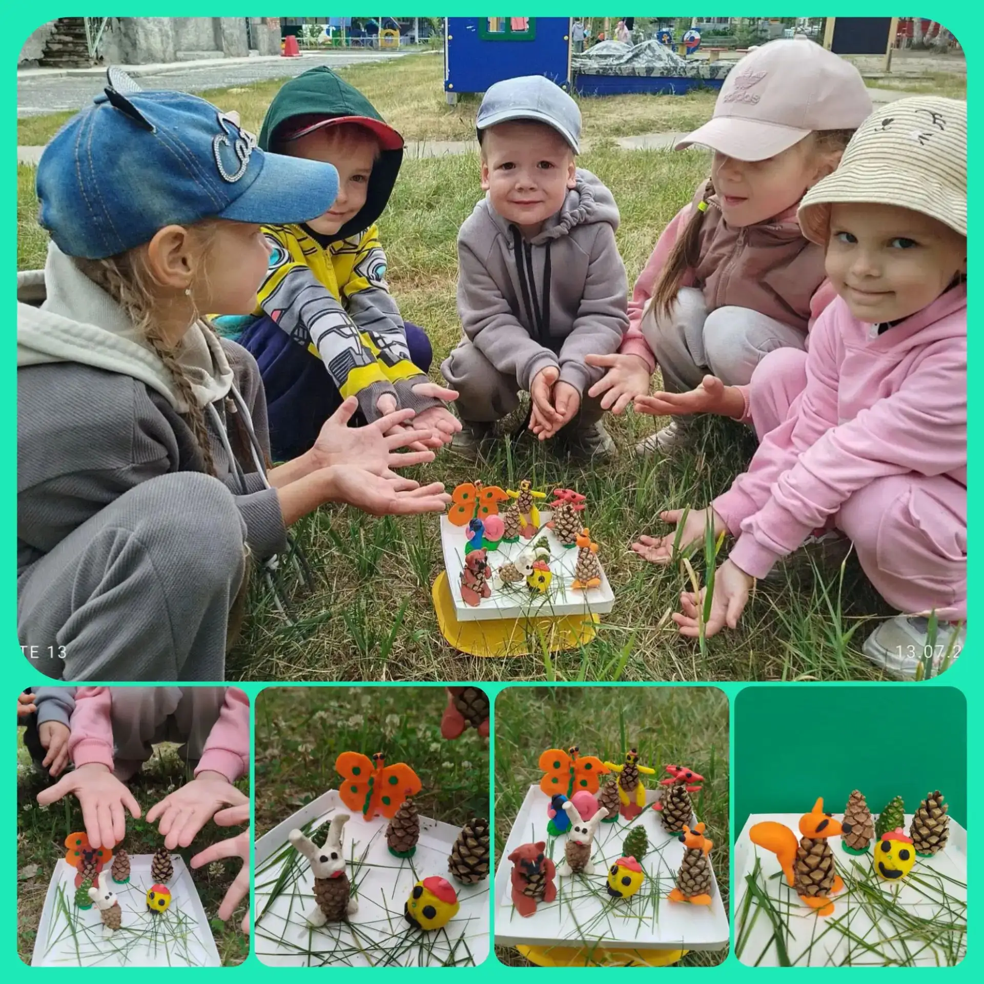 🎭'Пластилиновый театр на природе"

🧒🧑Все дети любят играть!
Каждый ребенок мечтает, чтобы его люб