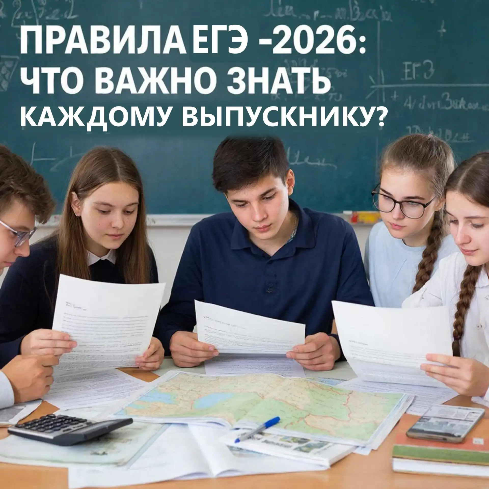 📢 Правила ЕГЭ-2026: что важно знать каждому выпускнику?