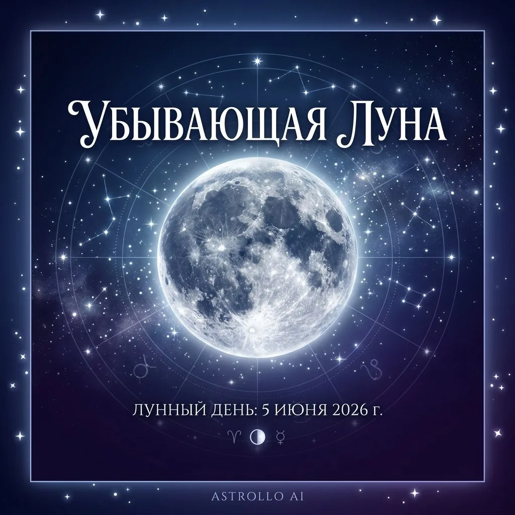 🌖 Убывающая луна  |  20-й лунный день