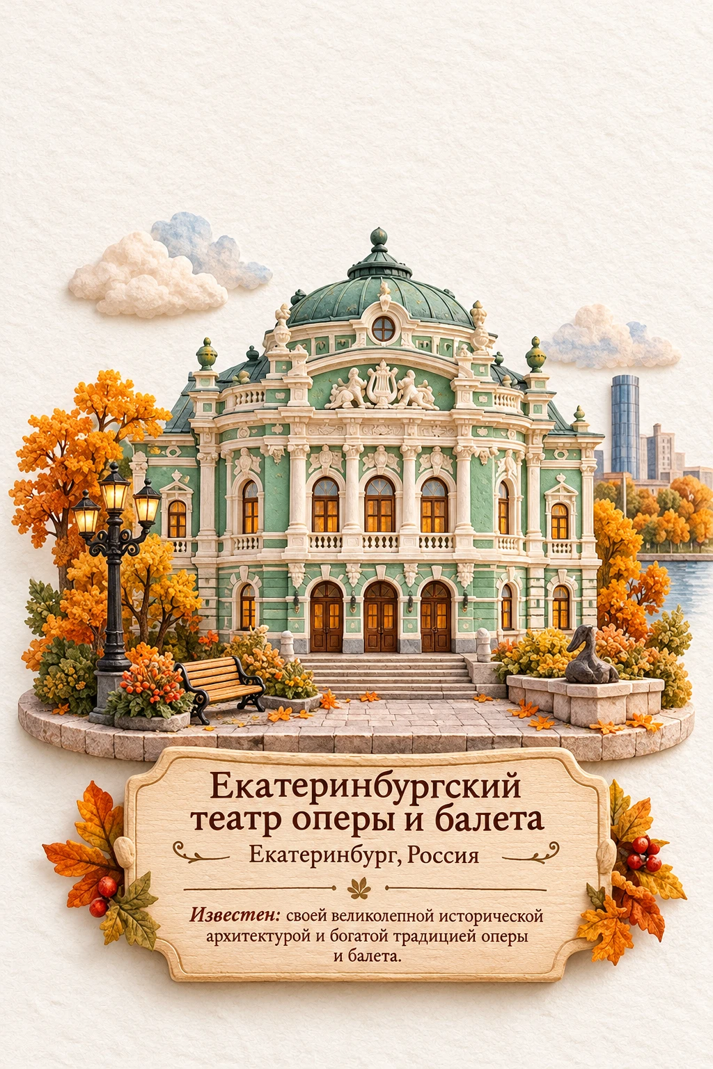Есть промпт для нейросети не просто про город, а про его главную для вас достопримечате...