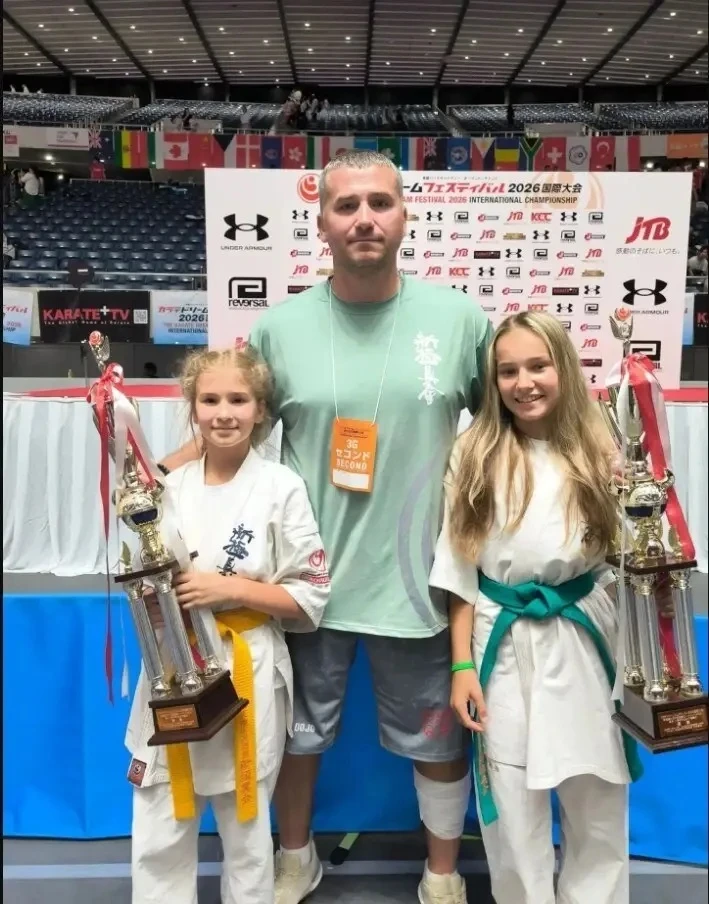 🏆 2 золота с Международного турнира в Японии по каратэ киокусинкай.
С 17 по 19 июля 2026 года в Япо