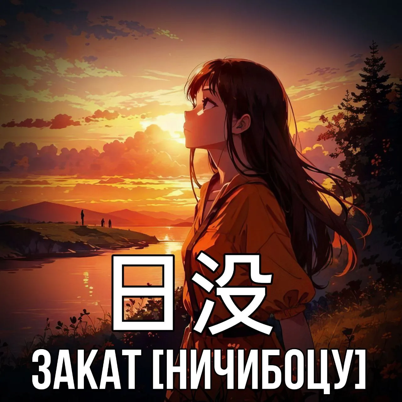 🌅Закат - 日没 [Ничибоцу] - заход солнца за линию горизонта.