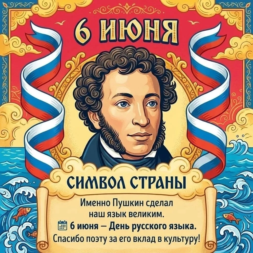 ✨ 6 июня - день рождения А. С. Пушкина — 
поэта, который стал частью нашей культуры.

Его сказки чит