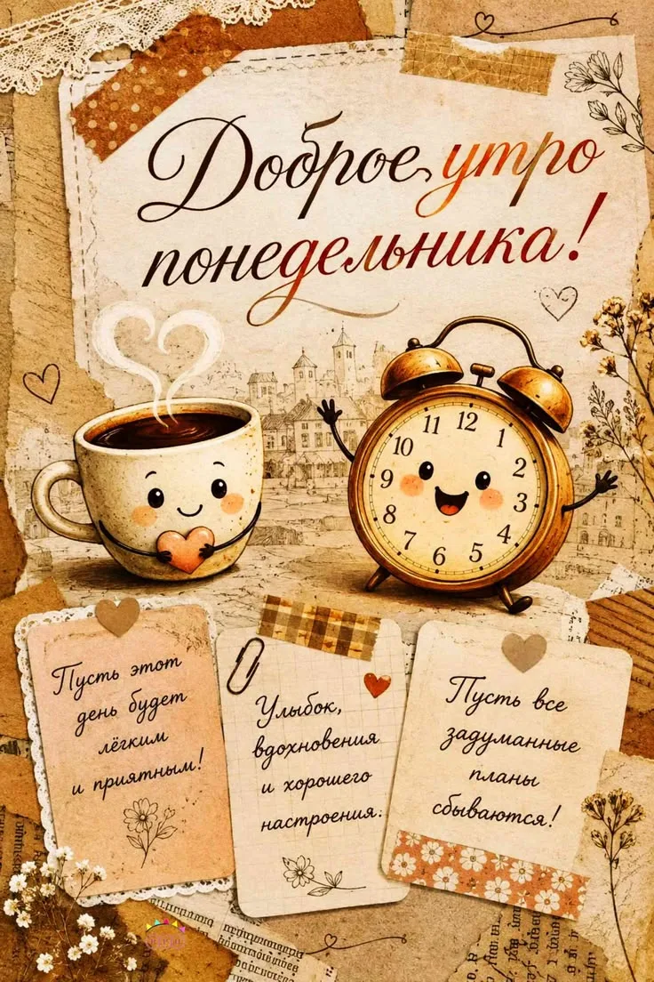 ✨Доброе утро! Понедельник, 5 октября.