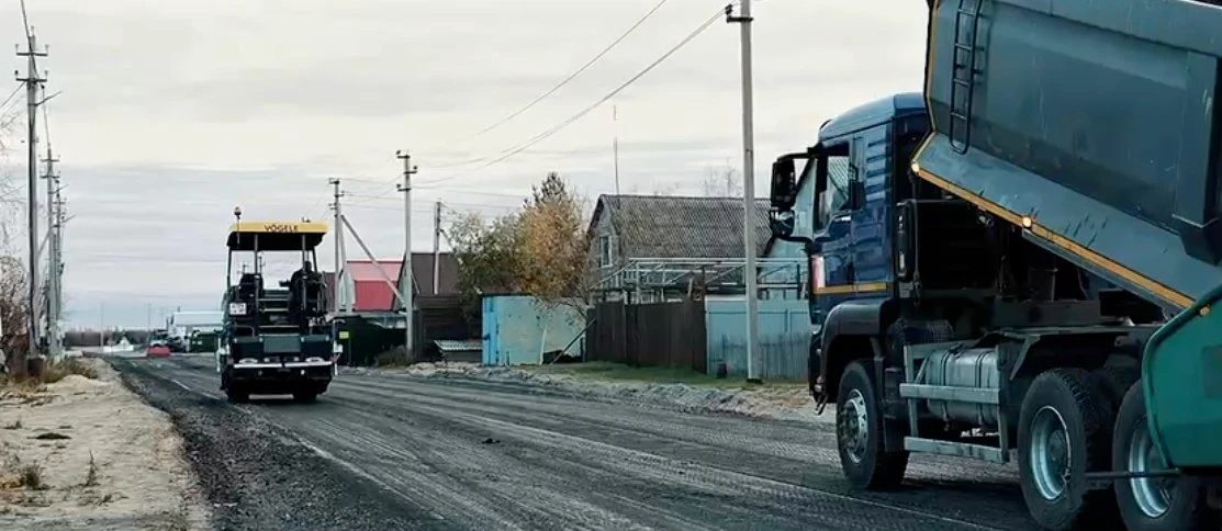 🚧 Улица Есенина в Пурпе: работы на финише