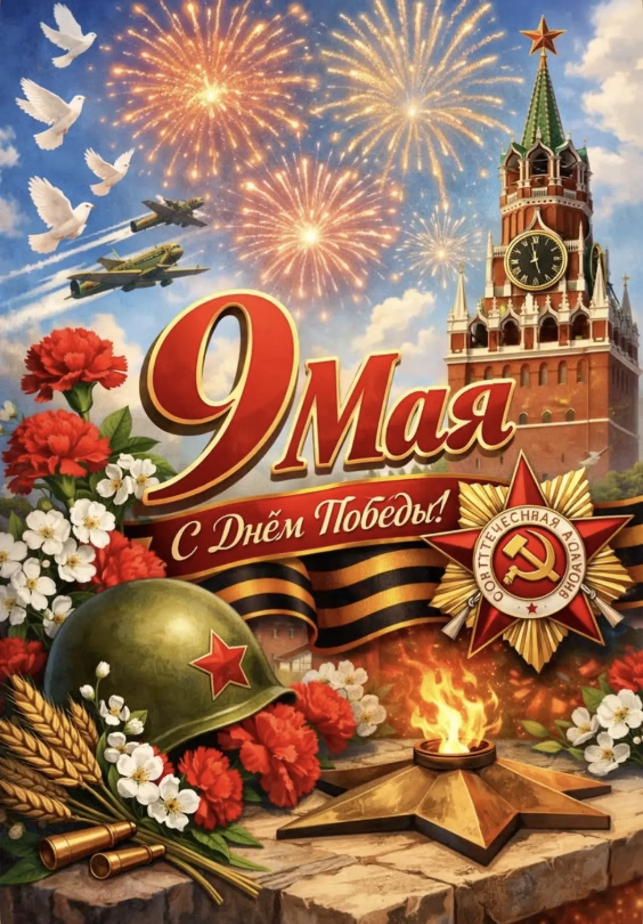С Днём Победы! Мира, добра и светлой памяти. 🕊️