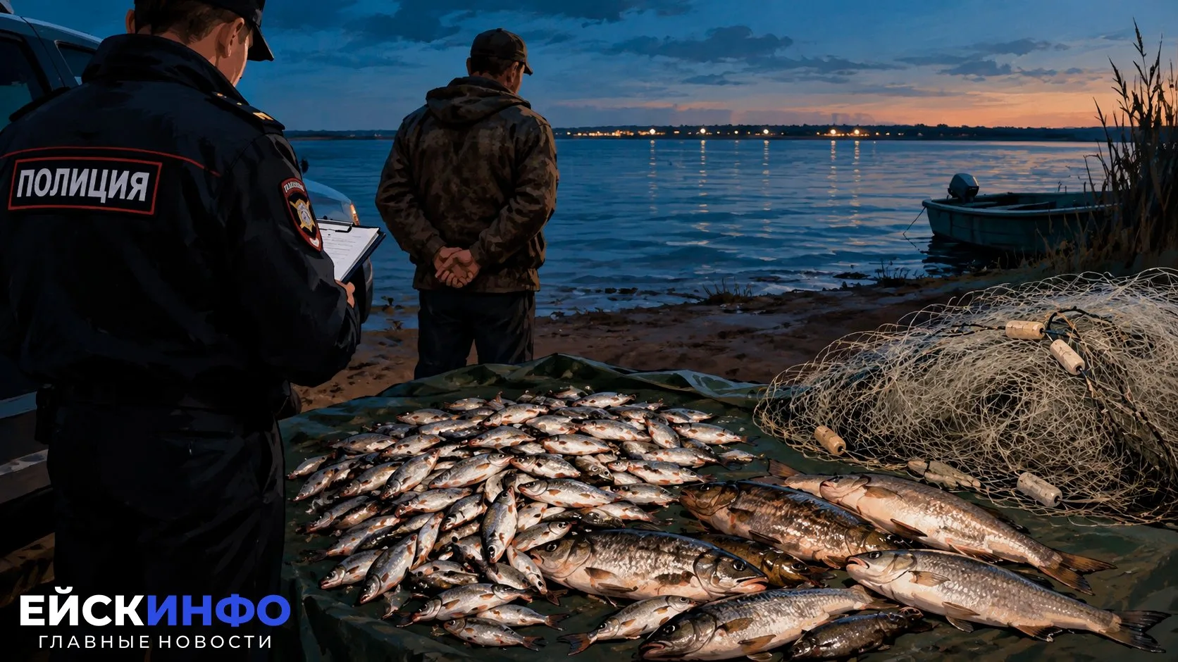 🐟 Ейчанина будут судить за незаконный вылов рыбы
