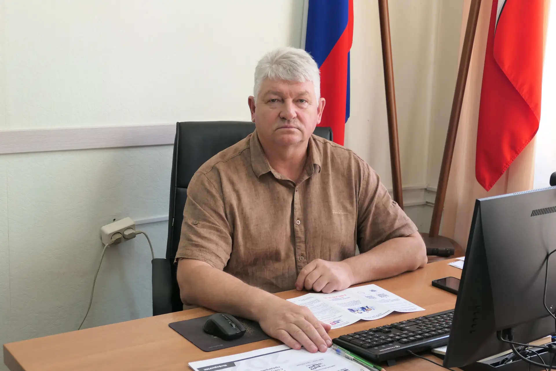 Председатель территориальной избирательной комиссии Бобровского района Александр Подоро...