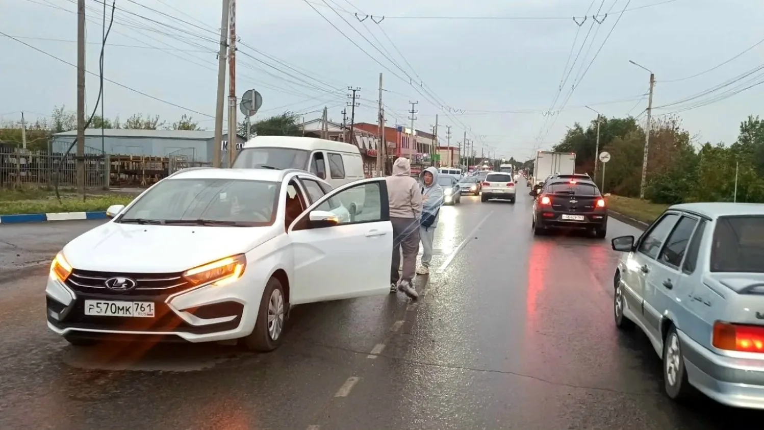 🚨 🚔 ‼️ Еще одно ДТП на Николаевском шоссе, но уже вечером.