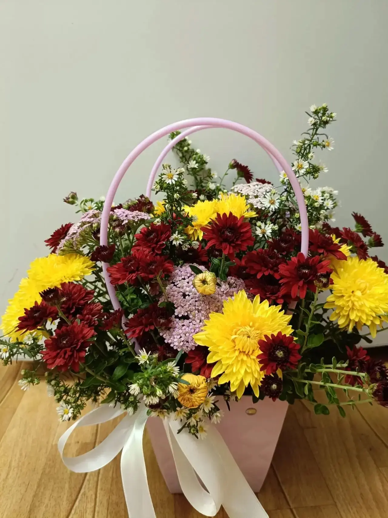Продаю цветочные композиции в корзиночках ко Дню учителя 🌷