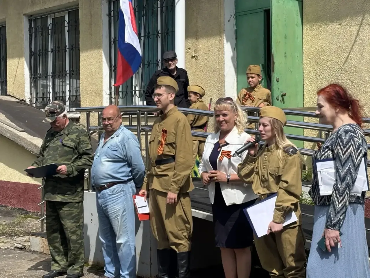 Ученики пришкольного лагеря приняли участие в военно-патриотической игре «Зарница», которая прошла в