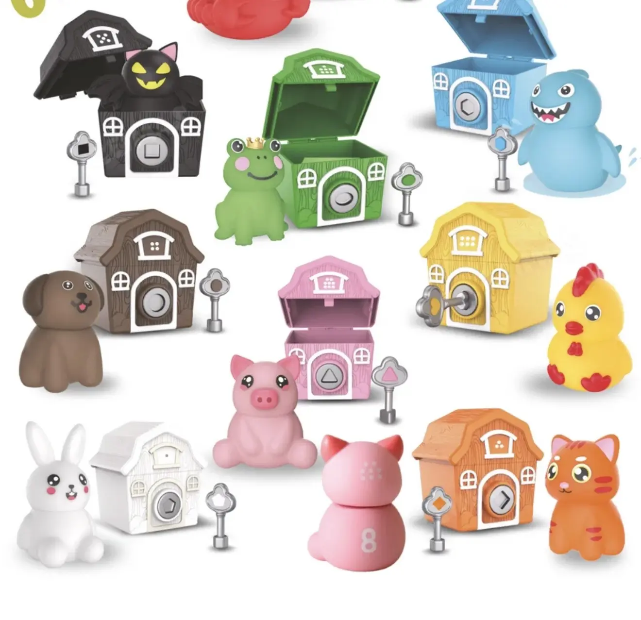 8 — домики с героями + ключики 

https://www.wildberries.ru/catalog/281423516/detail.aspx?size=43184