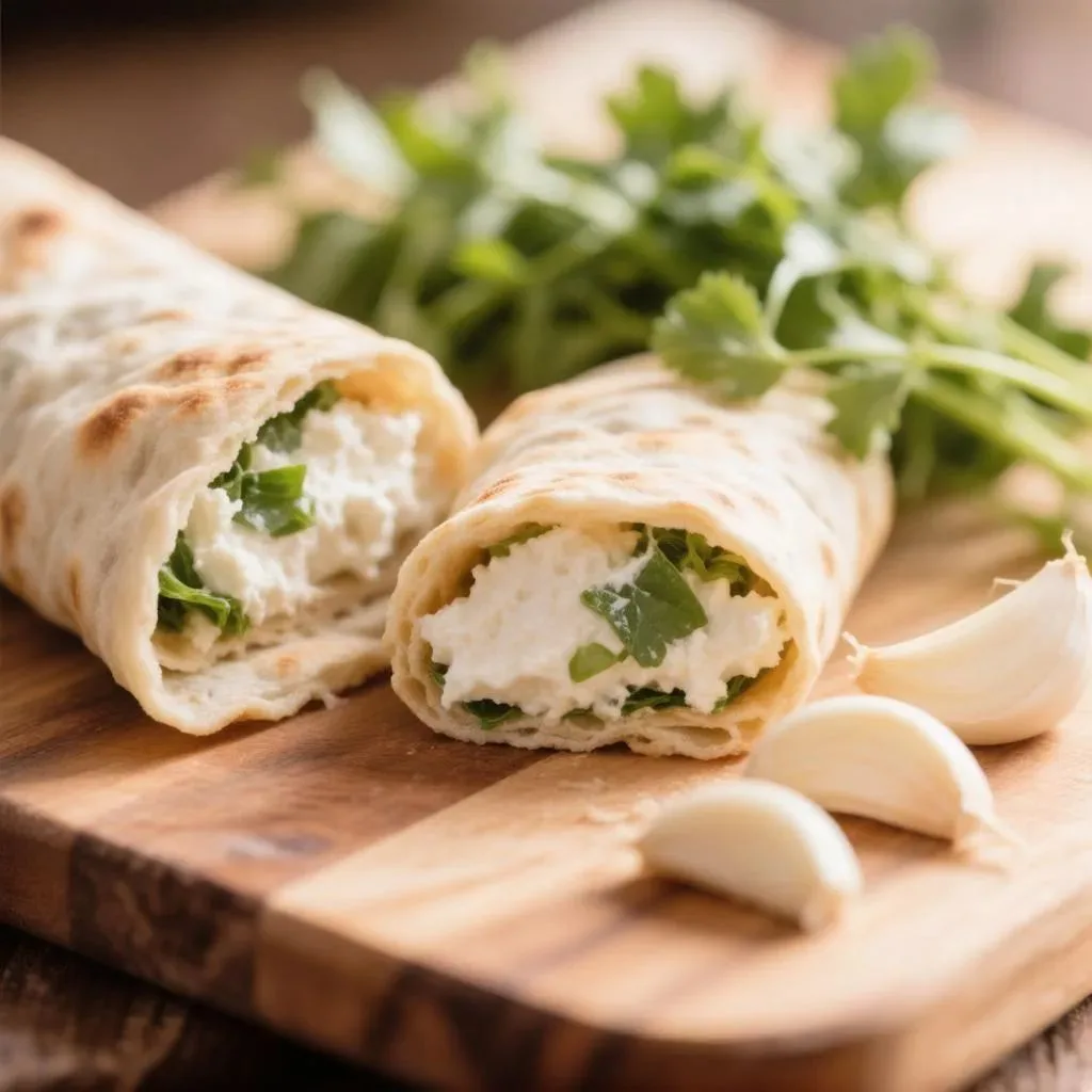 🍳 ЛЕНИВЫЕ РУЛЕТЫ ИЗ ЛАВАША С ТВОРОГОМ И ЗЕЛЕНЬЮ