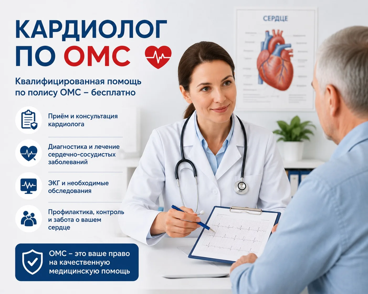 Кардиолог по ОМС