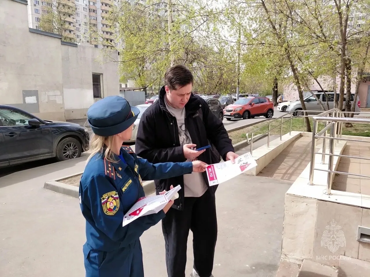 🔔Жителям столицы о пожарной безопасности  Сотрудники 1 ТОНПР по ЮВАО УНПР ГУ МЧС России по г. Москве