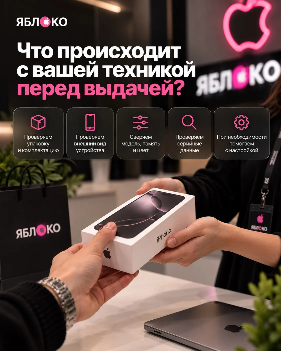 Что происходит с вашей техникой перед выдачей? 📱