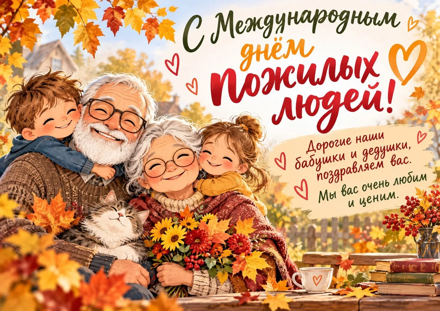 Первое октября - Международный день пожилых людей. В этот день мы особенно остро чувств...
