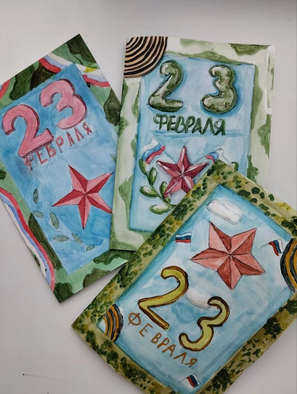 🎨 Творческие поздравления к 23 февраля от юных художников!