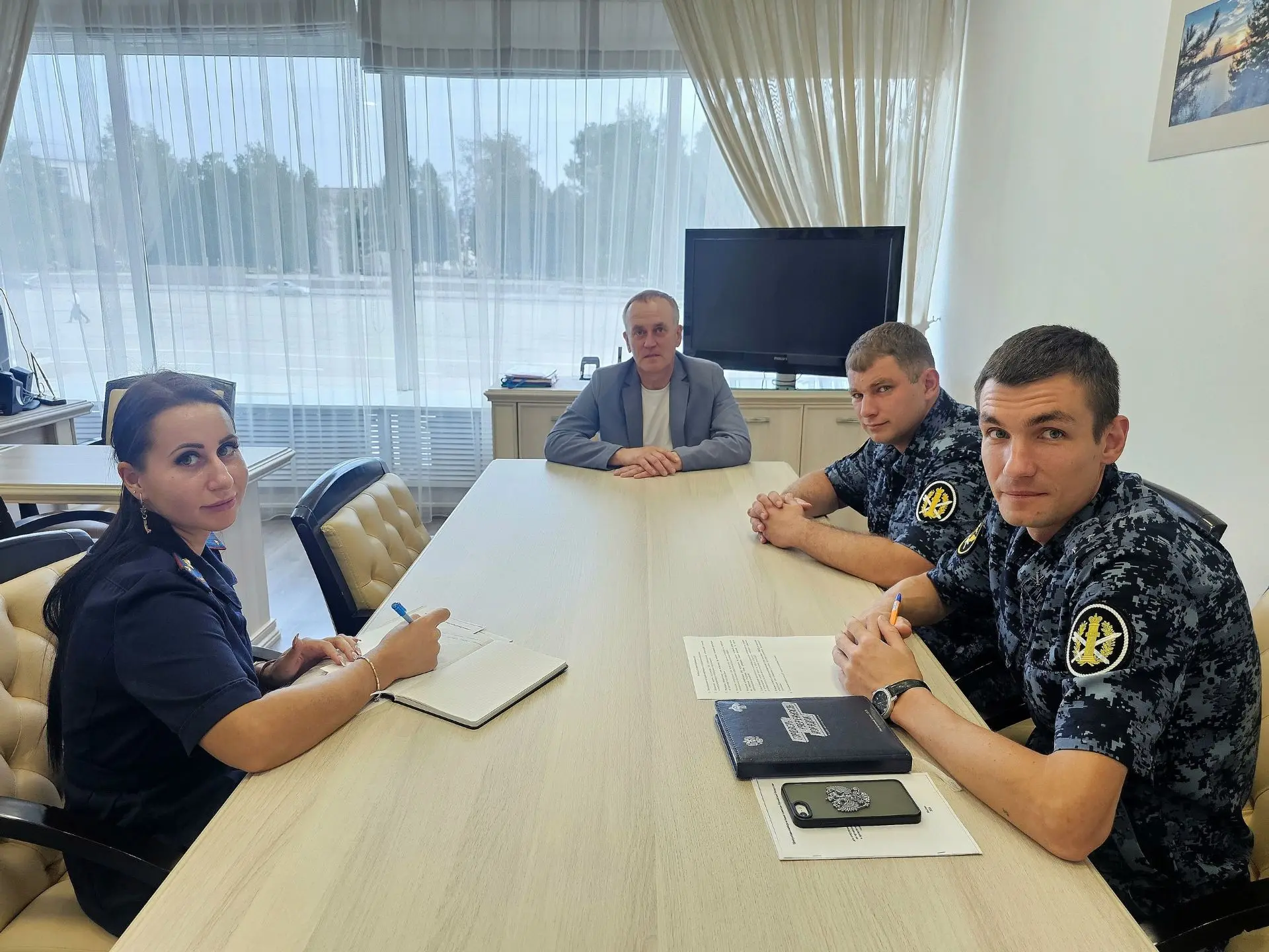 Председатель Избирательной комиссии Республики Коми Дмитрий Митюшев встретился с начальником УФИЦ ИК