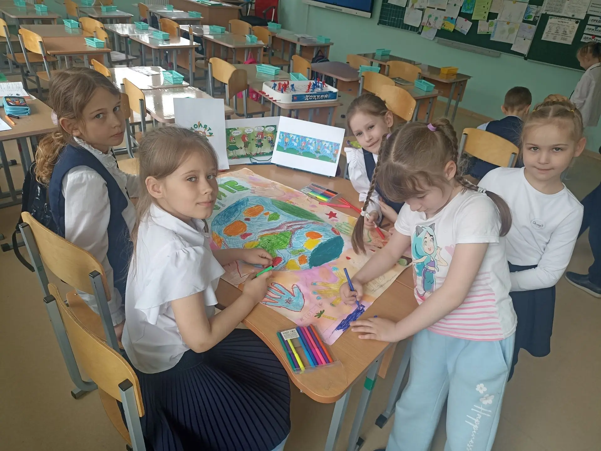 #ЭКОлята406 В начальной школе гимназии  прошли мероприятия, посвященные Дню Земли и всероссийскому Д