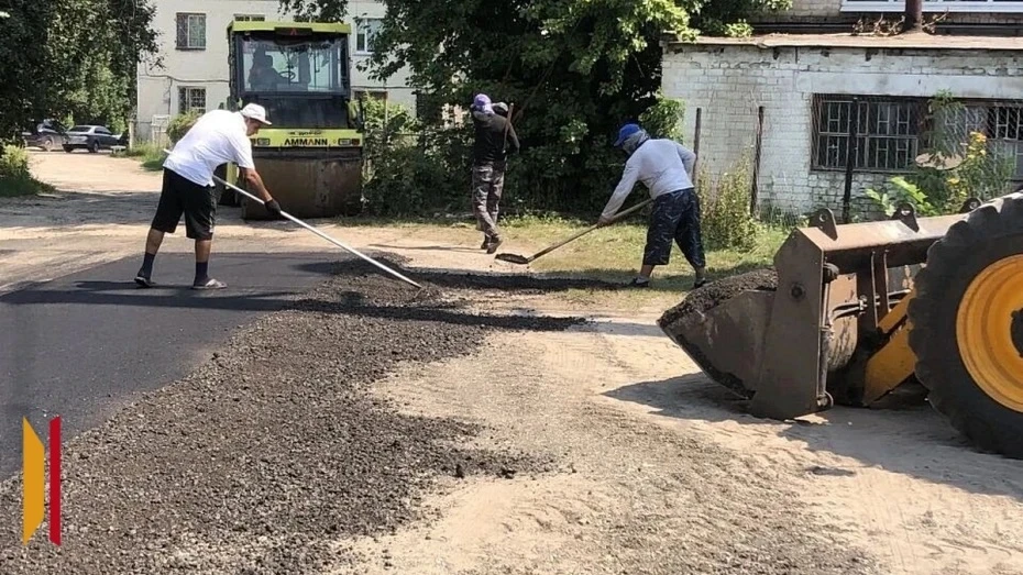 В хохольском поселке Орловка благодаря активистам ТОС отремонтировали участок дороги