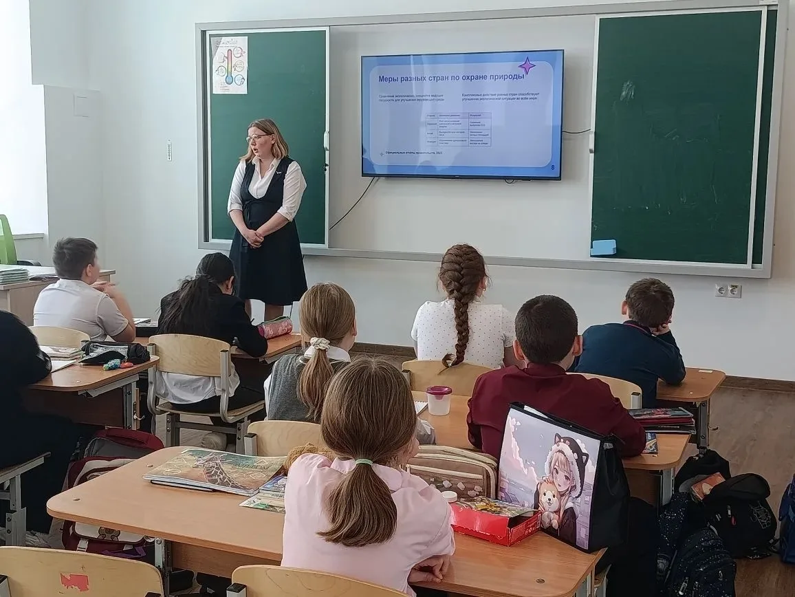 В честь Всемирного дня Земли, который отмечается 22 апреля, советник директора по воспитанию Корабле