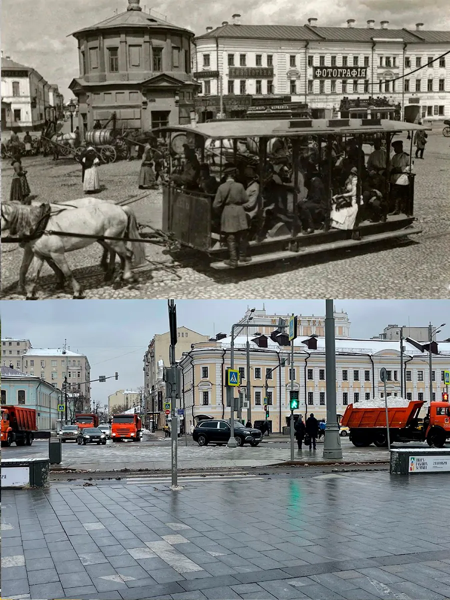 📍Серпуховская площадь. 

1902/2023 год.

💡На Серпуховской площади сходятся сразу девять московских
