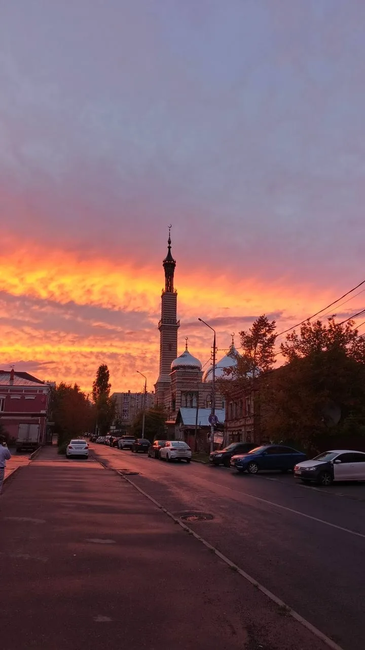 #закатвсаратове сегодня красивый