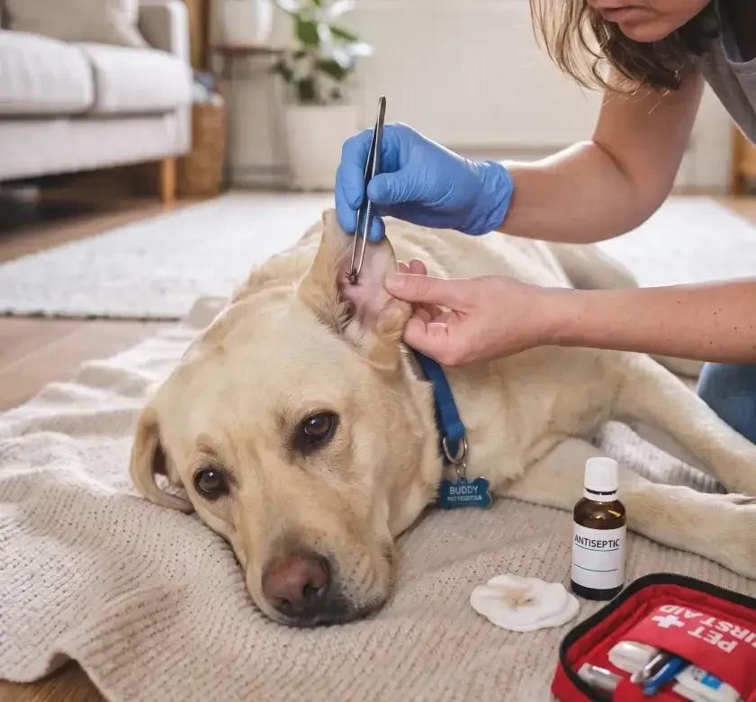 🐶 Нашли клеща у собаки или боитесь, что это случится?