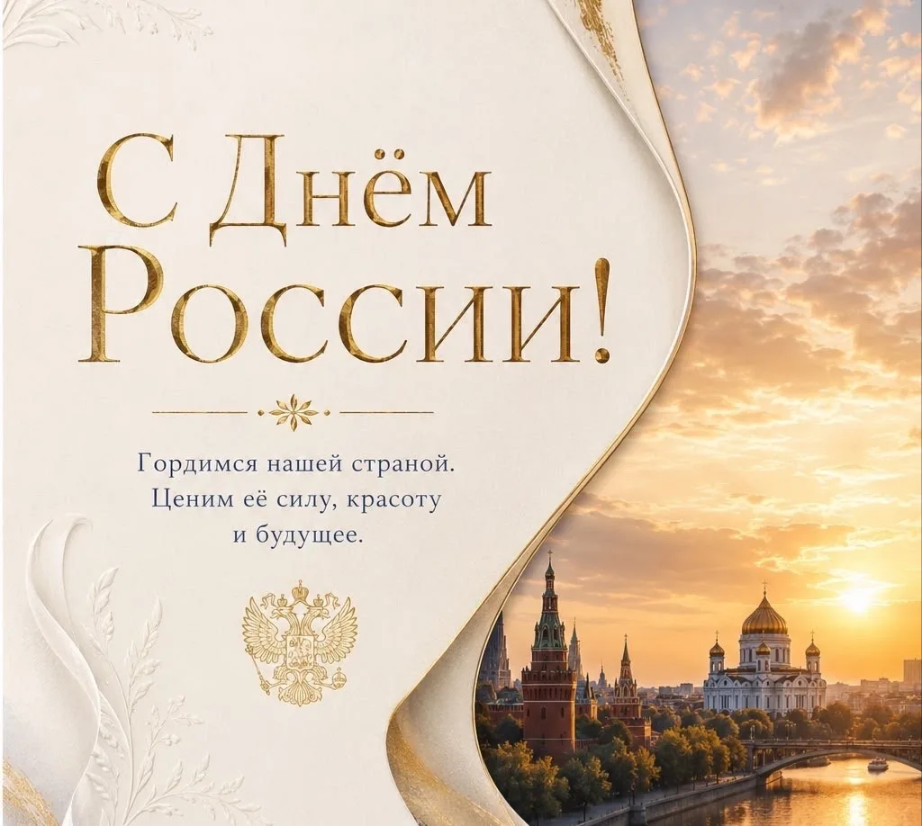 ⚡️Дорогие соотечественники!

Поздравляем вас с Днём России — днём, который объединяет нас общей исто
