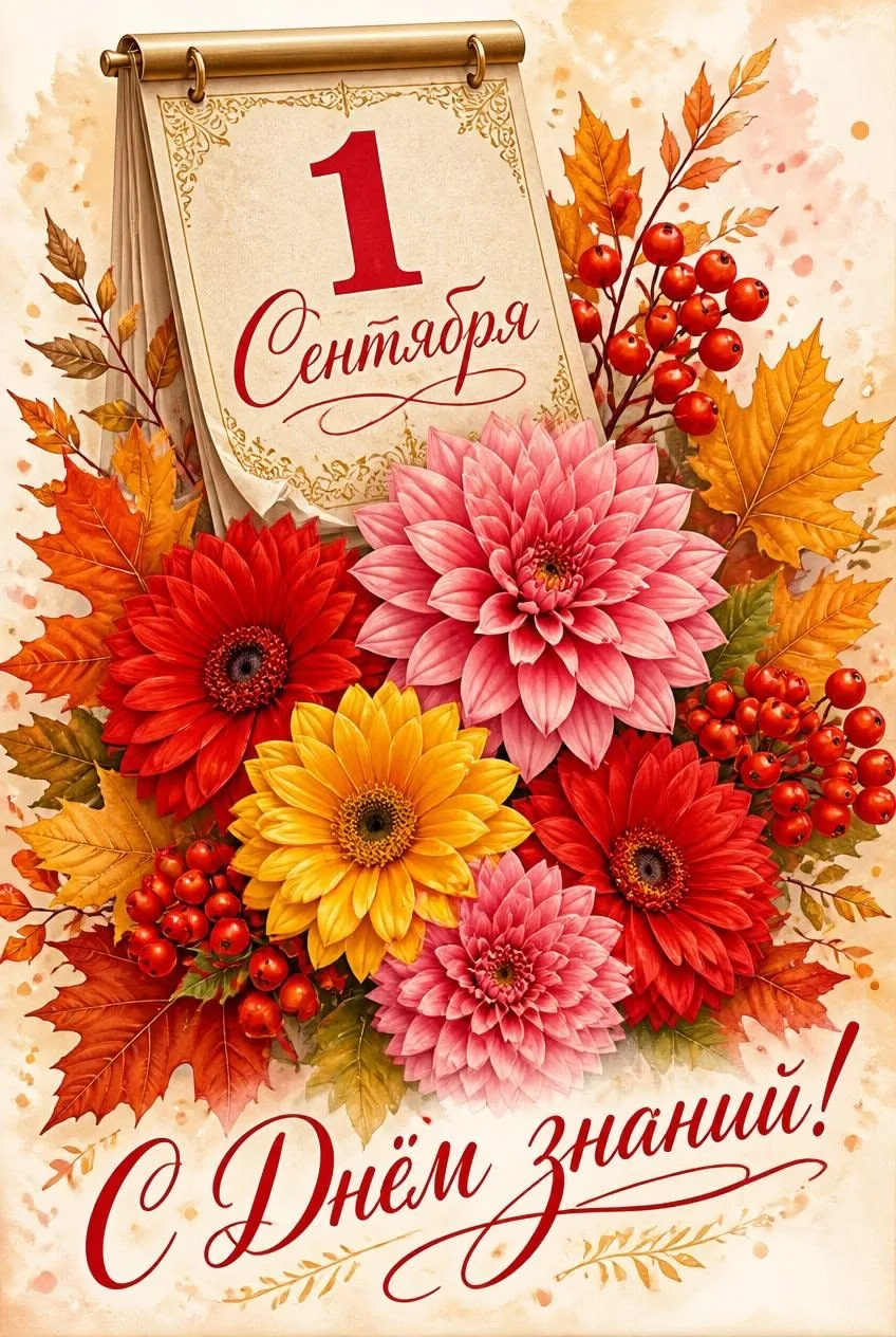 С Днём знаний, дорогие ребята, родители и педагоги! 🎉 🔔
